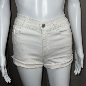 Wallflower White Denim Shorts - size 0